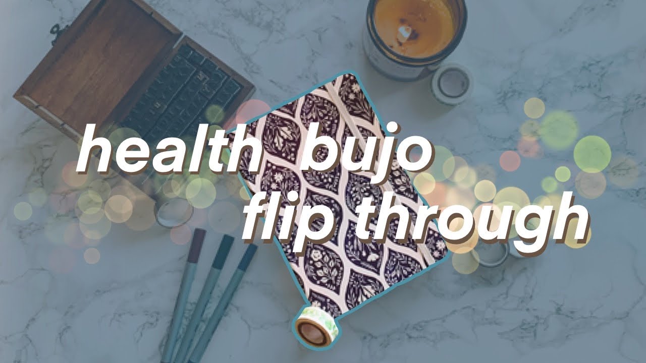 bullet journal flip through | thyroid disease health journal