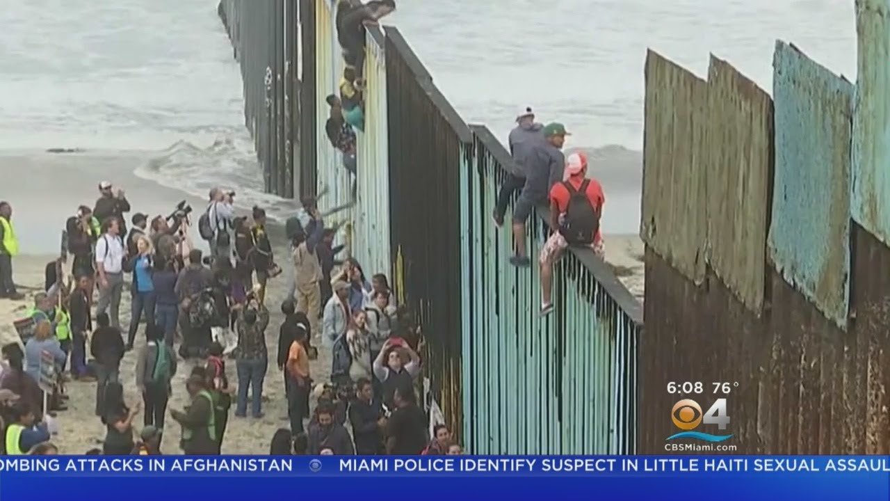 Migrant Caravan Across Mexico Reaches US Border