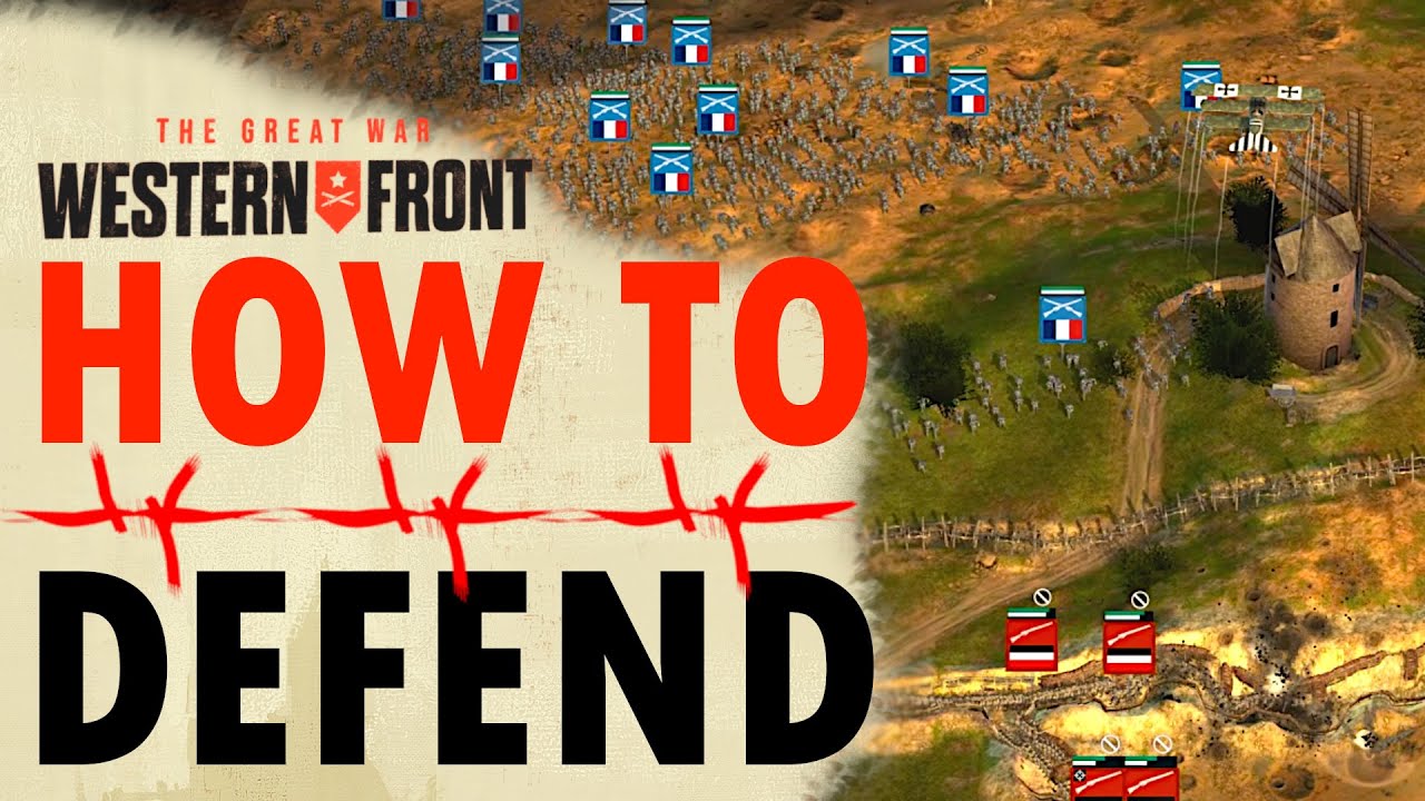 How to Defend in The Great War: Western Front | Guide #2 on Machine guns and supply points