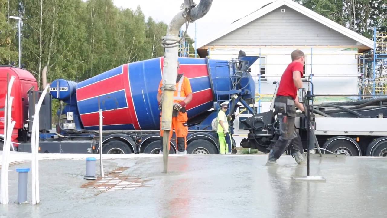 Gjutning 130kvmLycka