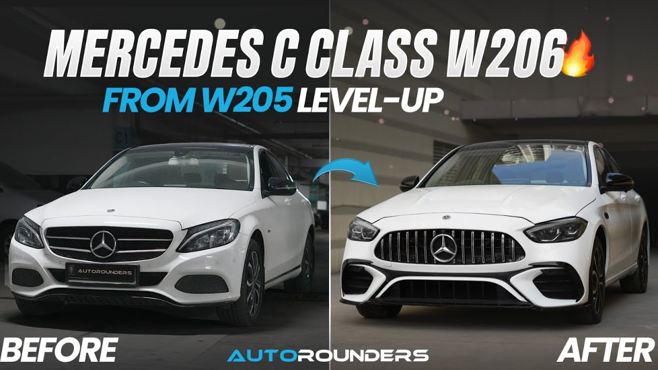 Mercedes C Class W205 to W206 Facelift I Model Upgrade I📍Autorounders