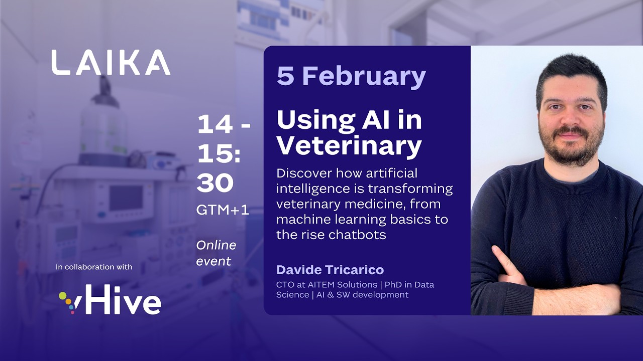 AI in Veterinary Medicine Explained: From Machine Learning to LLMs | Webinar for Veterinarians