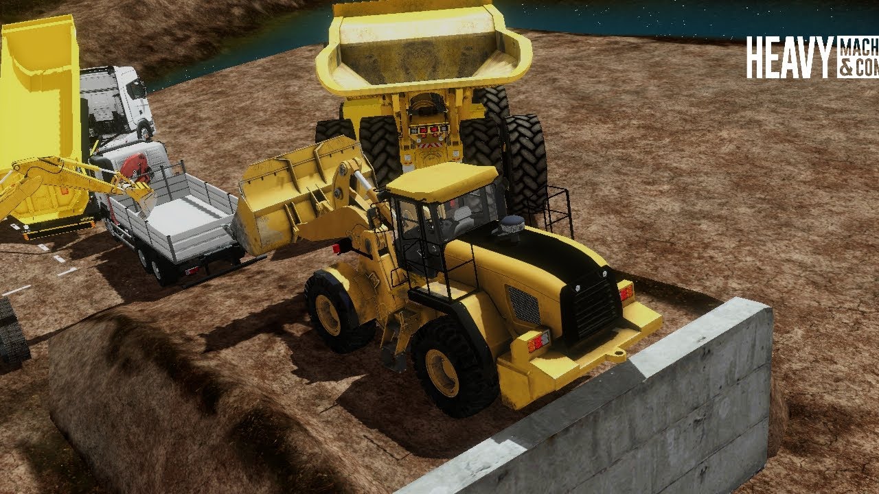 Monster machine building construction (8x8) truck part 15 monster trucks loaded well drive safe 
