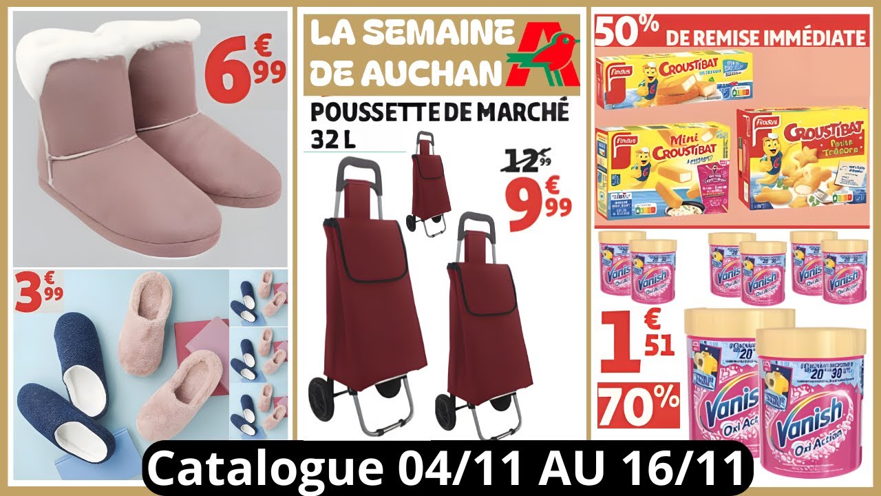 Catalogue AUCHAN du 04/11/25 au 16/11/25 Prospectus Auchan Bons Plans Promos #auchan #auchan_france