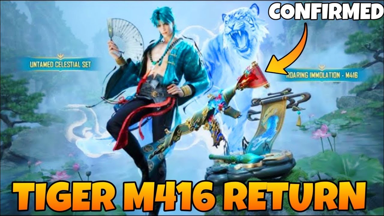 🔴TIGER M416 SKIN RETURN CONFIRMED | UNTAMED CELESTIAL SET RETURN | RETURN ULTIMATE SET | 4.2 UPDATE😍