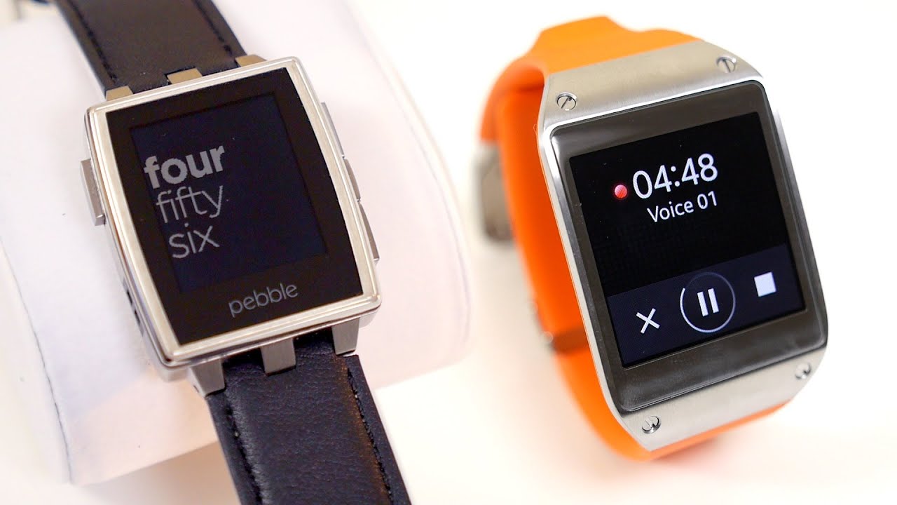 Pebble Steel vs Samsung Galaxy Gear - Full Comparison