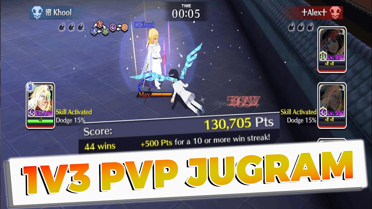 1V3 JUGRAM SOLO PVP - 11TH ANNIVERSARY ROUND 2 - Bleach Brave Souls