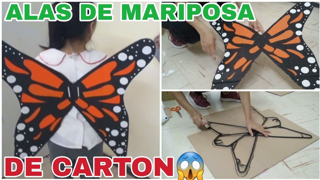 🦋COMO HACER TUS ALAS DE MARIPOSA CON CARTON ,DIZFRAS DE MARIPOSA #ALASDEMARIPOSADECARTON