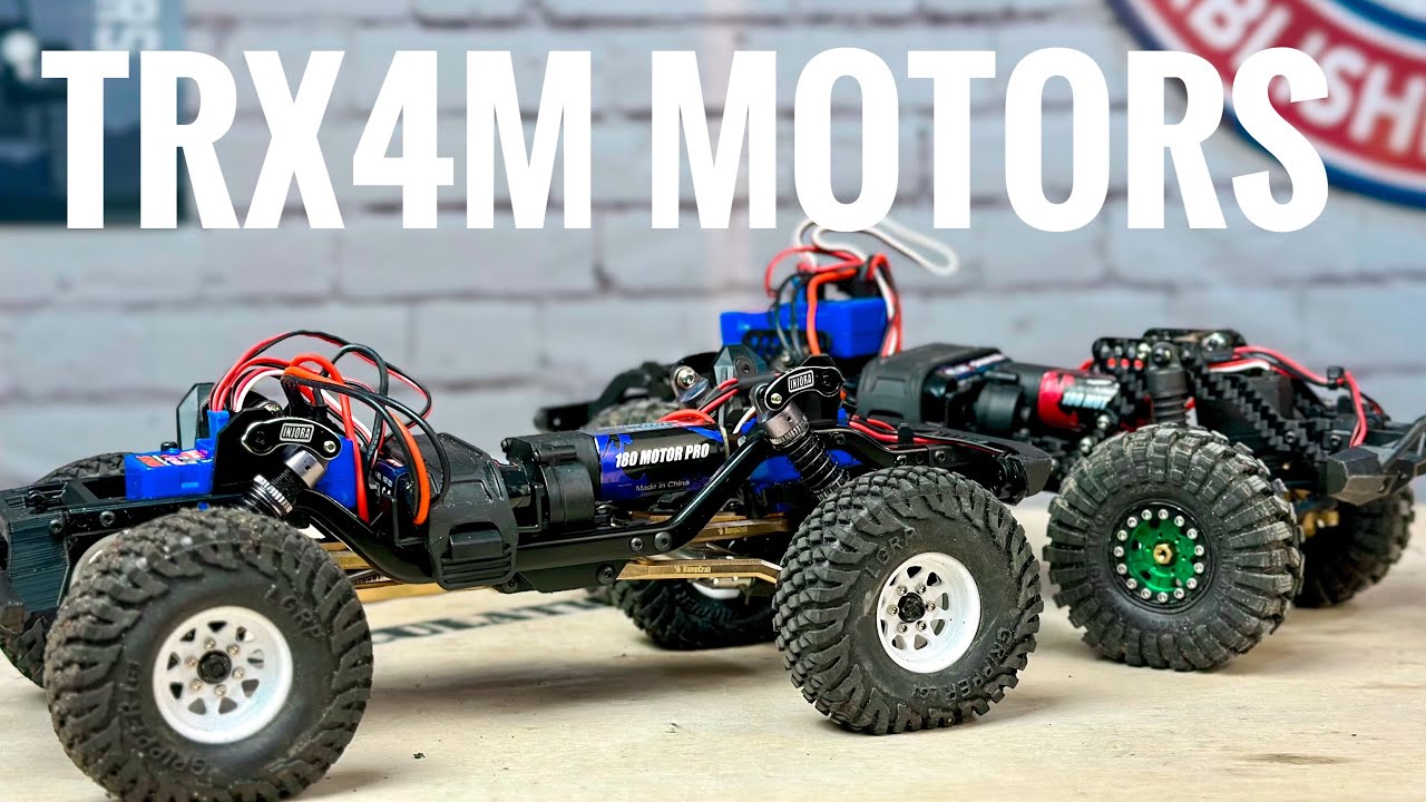 МОДЕРНИЗАЦИЯ ДВИГАТЕЛЯ Traxxas TRX4M: НОВЫЕ Щеточные двигатели Injora для ЗНАЧИТЕЛЬНОГО ПРИРОСТА ...