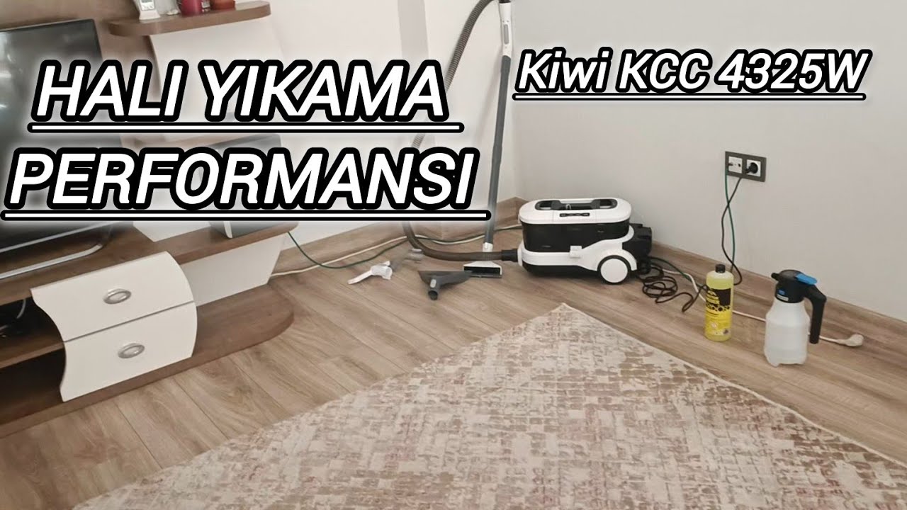 Halı Yıkama Makinesi Deterjan İle Kullanımı Kiwi