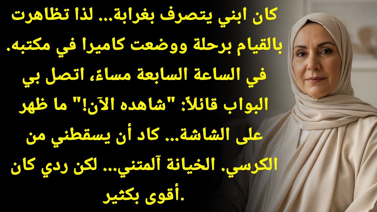 ابني تصرفاته غريبة... مثلت إني مسافرة، حطيت كاميرا، واللي شفته صدمة العمر!