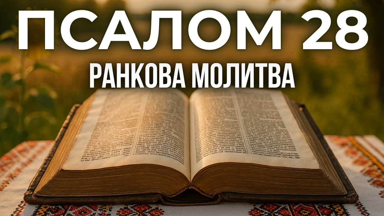 ПСАЛОМ 28 | Як Знайти Силу і Мир у Бога | Ранкова Молитва та Роздуми
