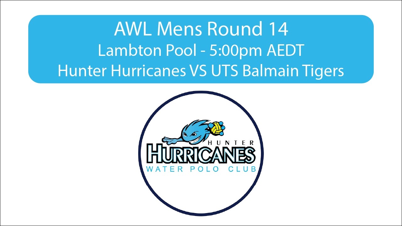 AWL Mens Round 14 - Hunter Hurricanes VS UTS Balmain Tigers