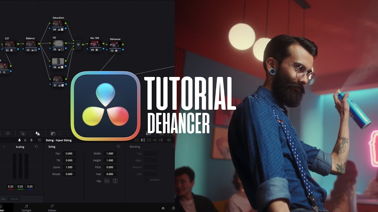 Easy Dehancer Color Grading in DaVinci Resolve | High-End Commercial Film Look
