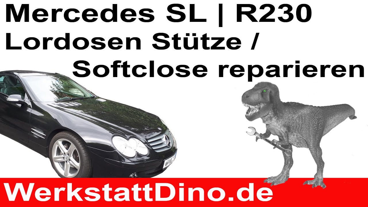 R230 Softclose / Lordose Sitz Reparatur / Mercedes SL