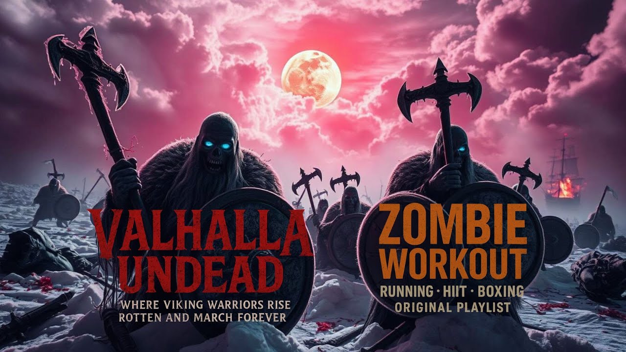 Zombie Viking Core Saga ⚔️🧟 125 BPM | Horror Workout Mix for Gym, Running & Dark Energy