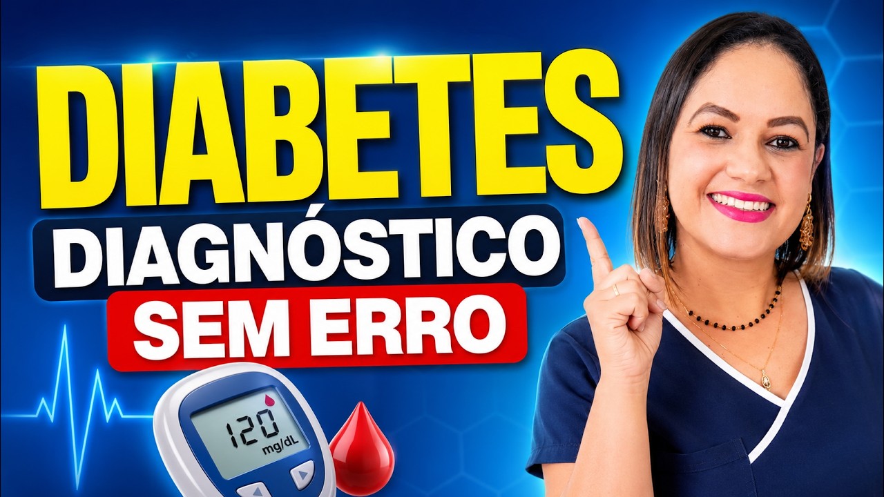 Diabetes e exame de Hemoglobina Glicada (Aula Completa) - CAIU NO CONCURSO