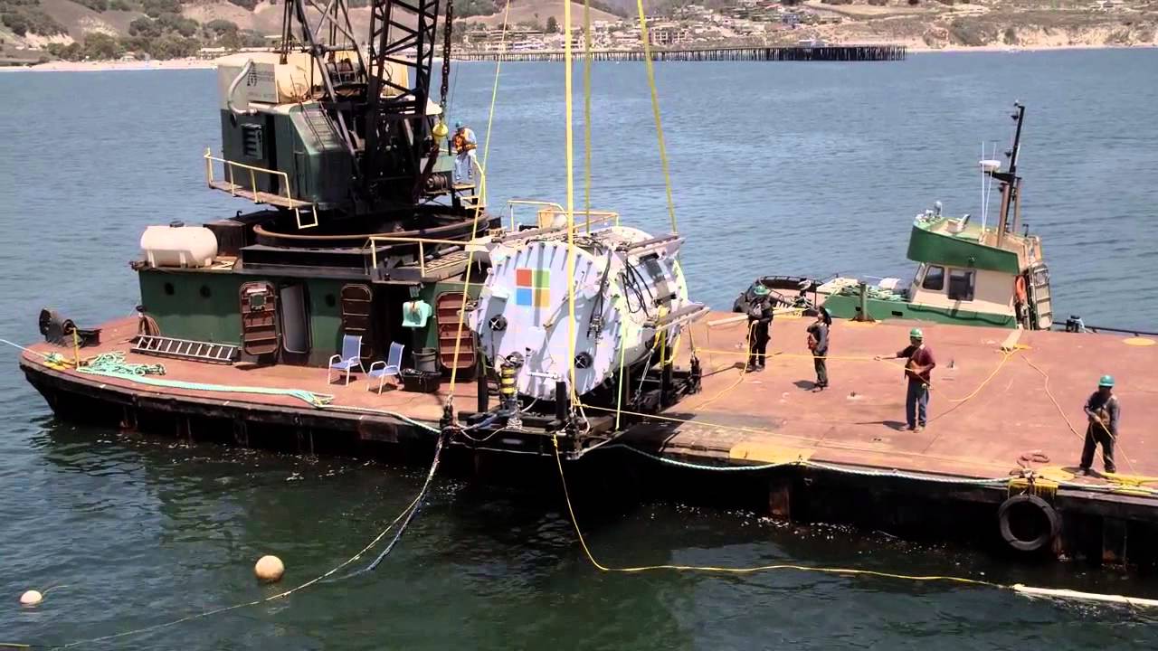 Microsoft's underwater datacenter