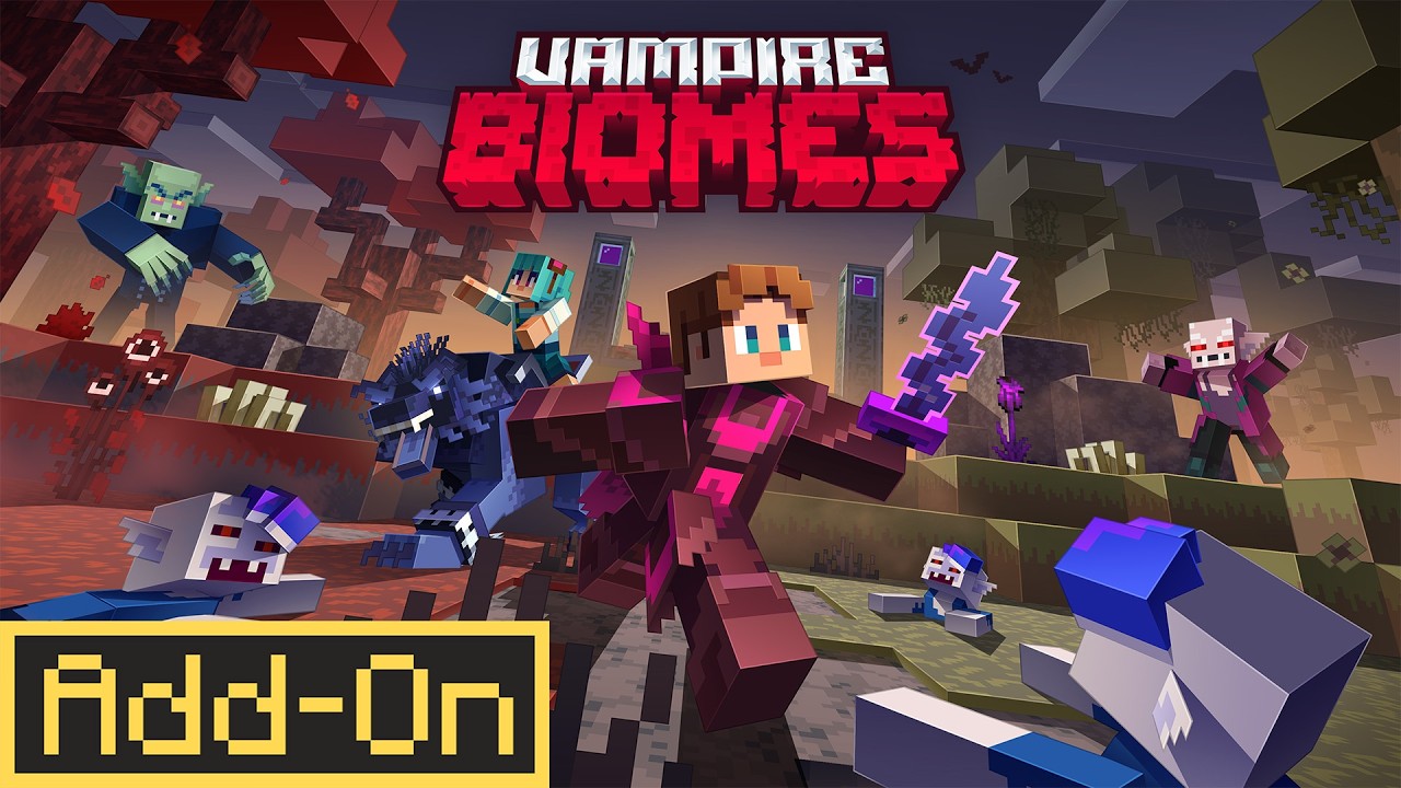 Vampire Biomes | The First True Vampirism Add-On for Minecraft Bedrock