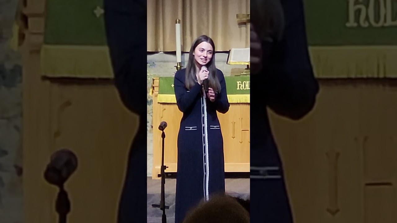 Laura Bretan at a Korean church (Chicago suburbs). Nessun Dorma, How Great Thou Art, You Raise Me Up