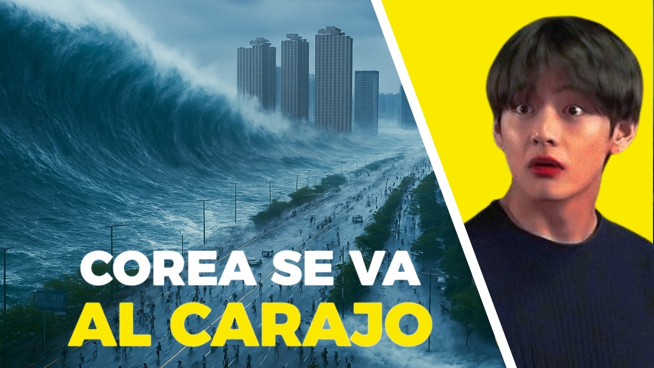 Ola Gigante Devora Ciudad Coreana en Minutos