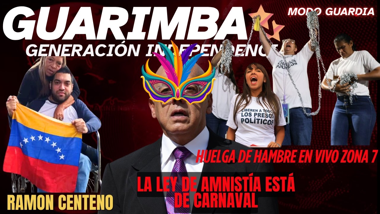 🔴 VENEZUELA EN VIVO - LEY DE AMNISTÍA ESTÁ DE CARNAVAL - RAMON CENTENO Y ZONA 7 EN VIVO