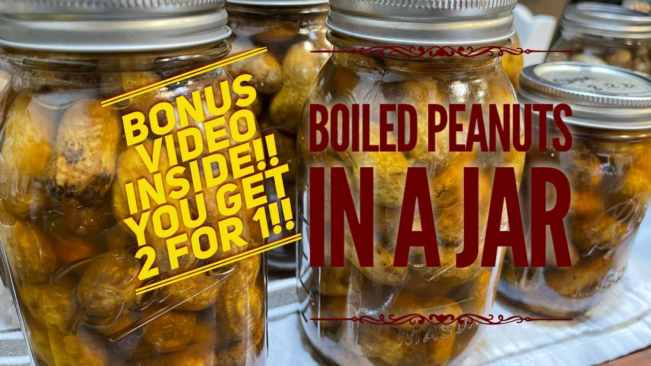 Canning BOILED PEANUTS | 2 Videos in 1| Mimsy’s Garden