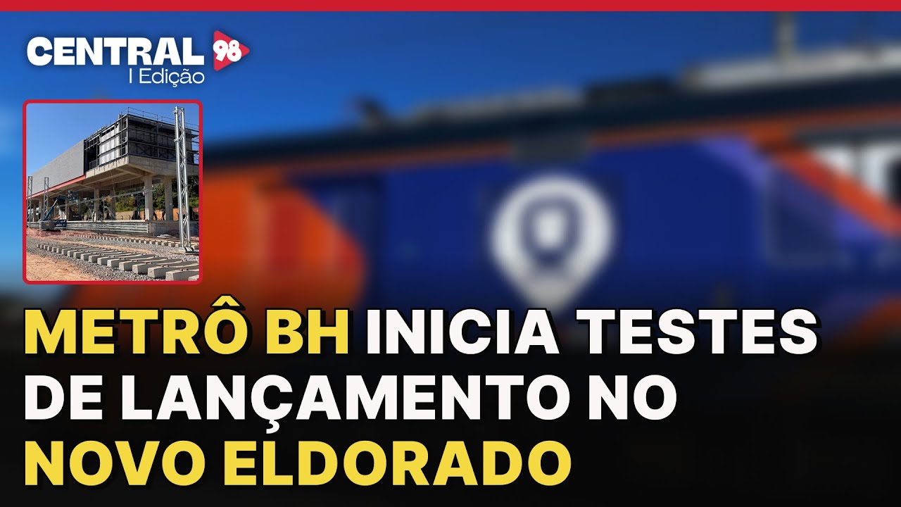 Metrô BH dá início a testes para abertura de nova estação