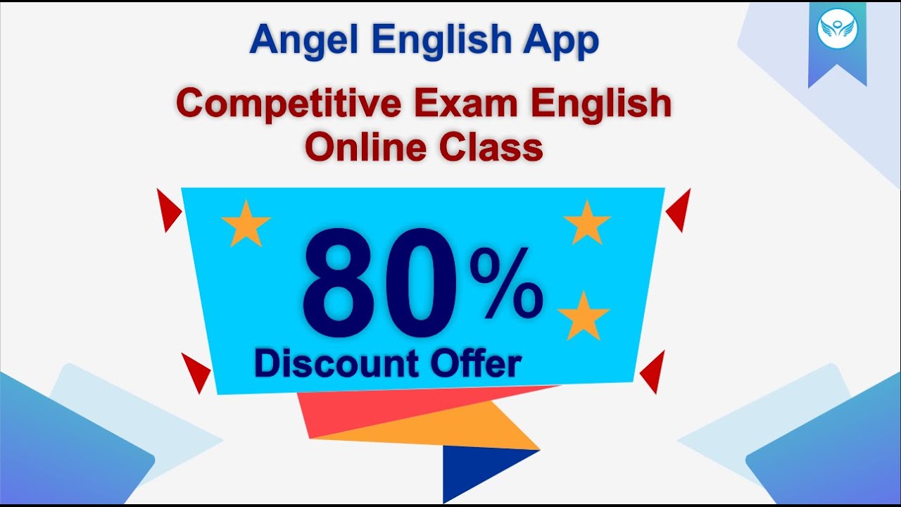 80% Discount Offer on Angel English App | Digital Class for All Competitive Exams