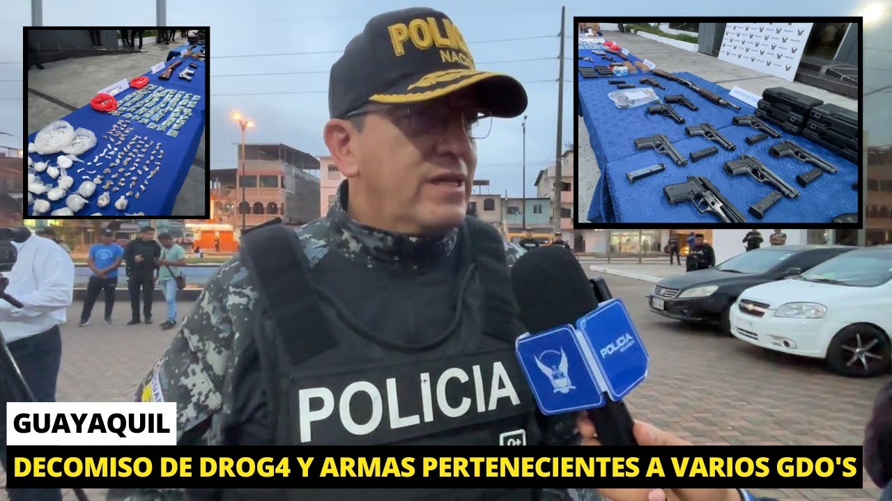 Duro golpe a varios GDO's en Guayaquil tras operativo 'Apolo 4'