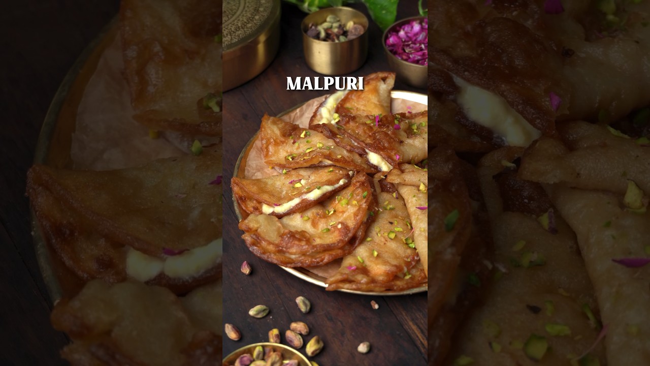 Malpuri😍 #indiancuisinecorner #sweet #malpuri #food #shorts #youtubeshorts