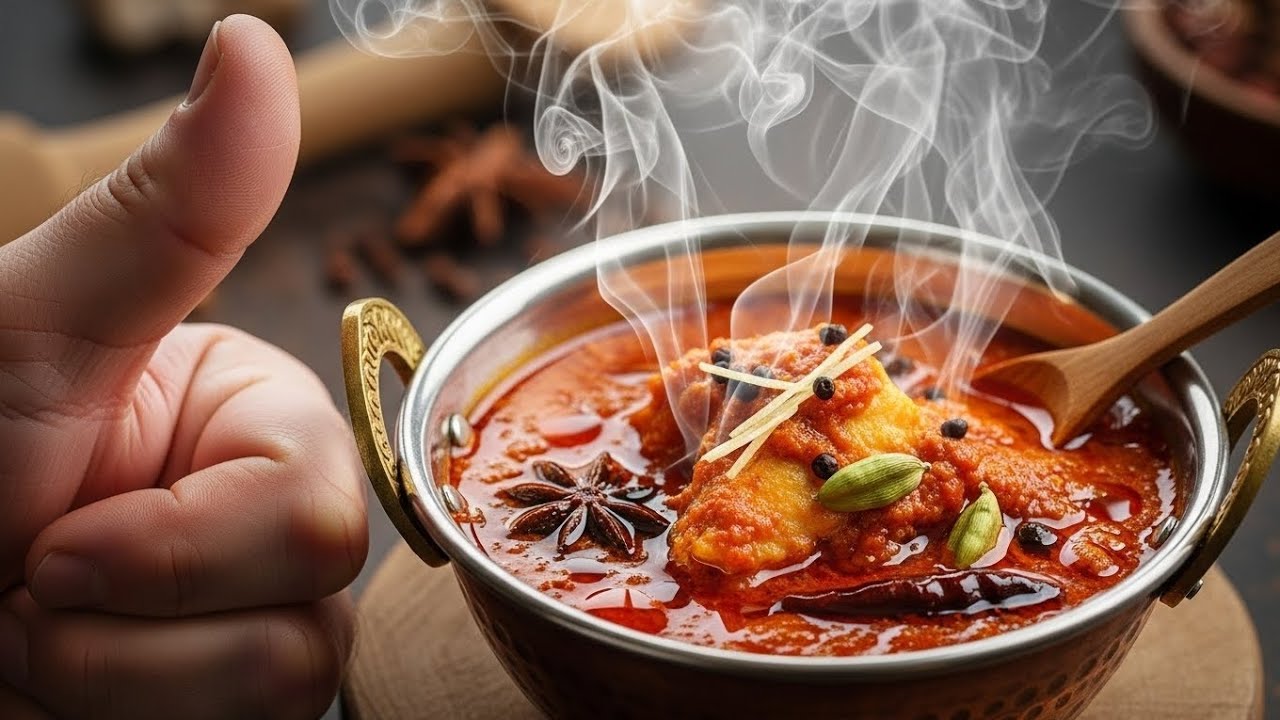 World's Smallest Masala Fish Curry! 🐟 Miniature Pomfret & Grilled Octopus ASMR