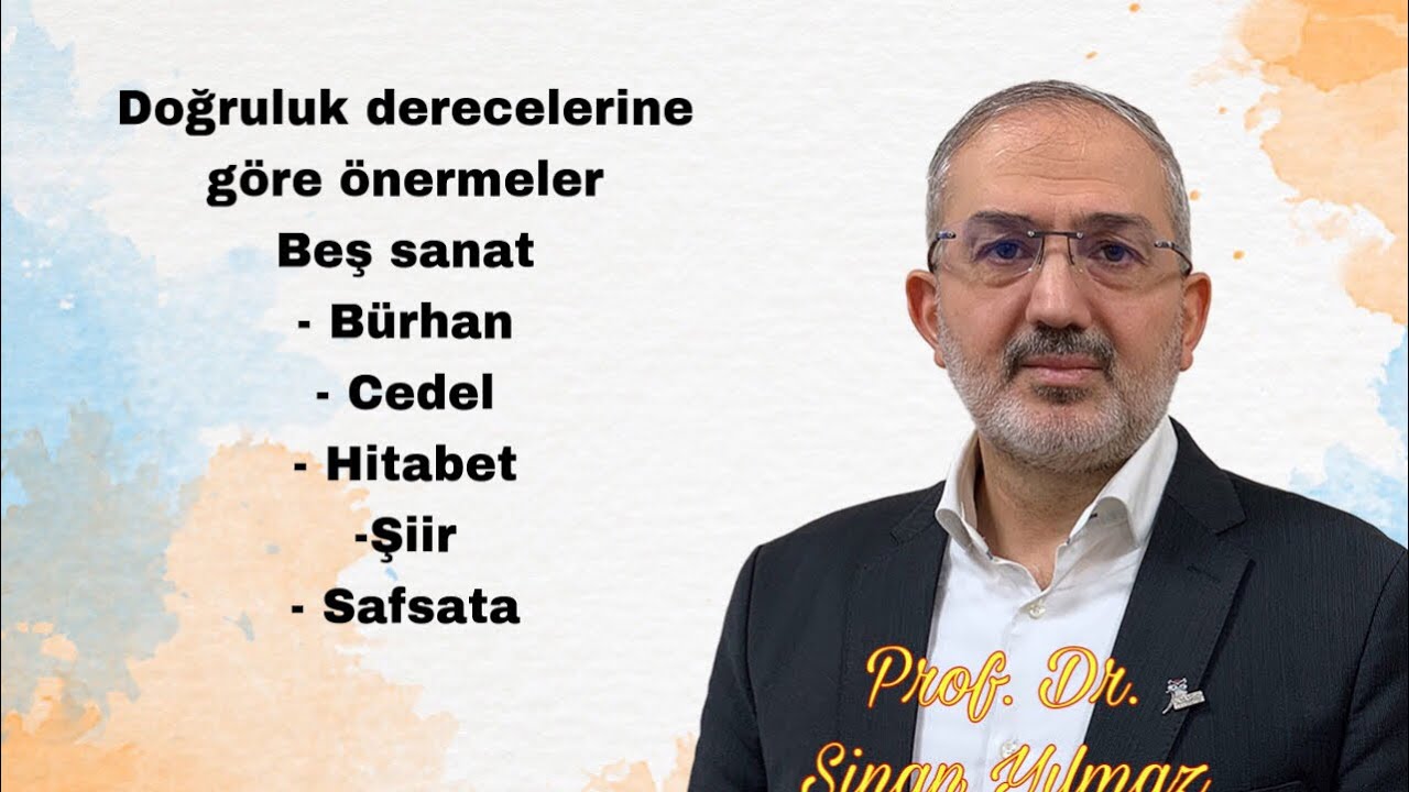 Beş sanat, Doğruluk derecelerine göre önermeler