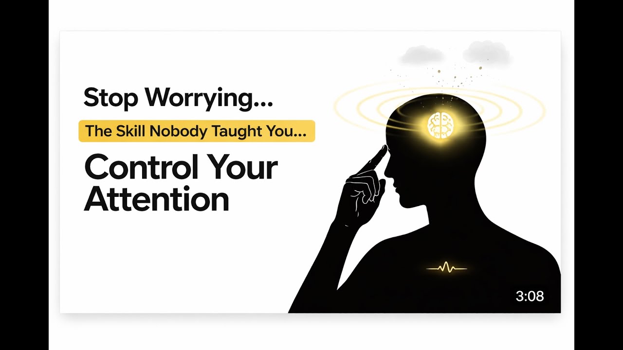 Stop Worrying… The Skill Nobody Taught You… Control Your Attention