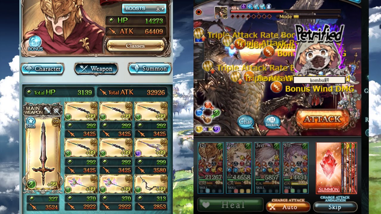 【グラブル】Granblue Fantasy - Lvl 200 Ultimate Bahamut (Impossible)