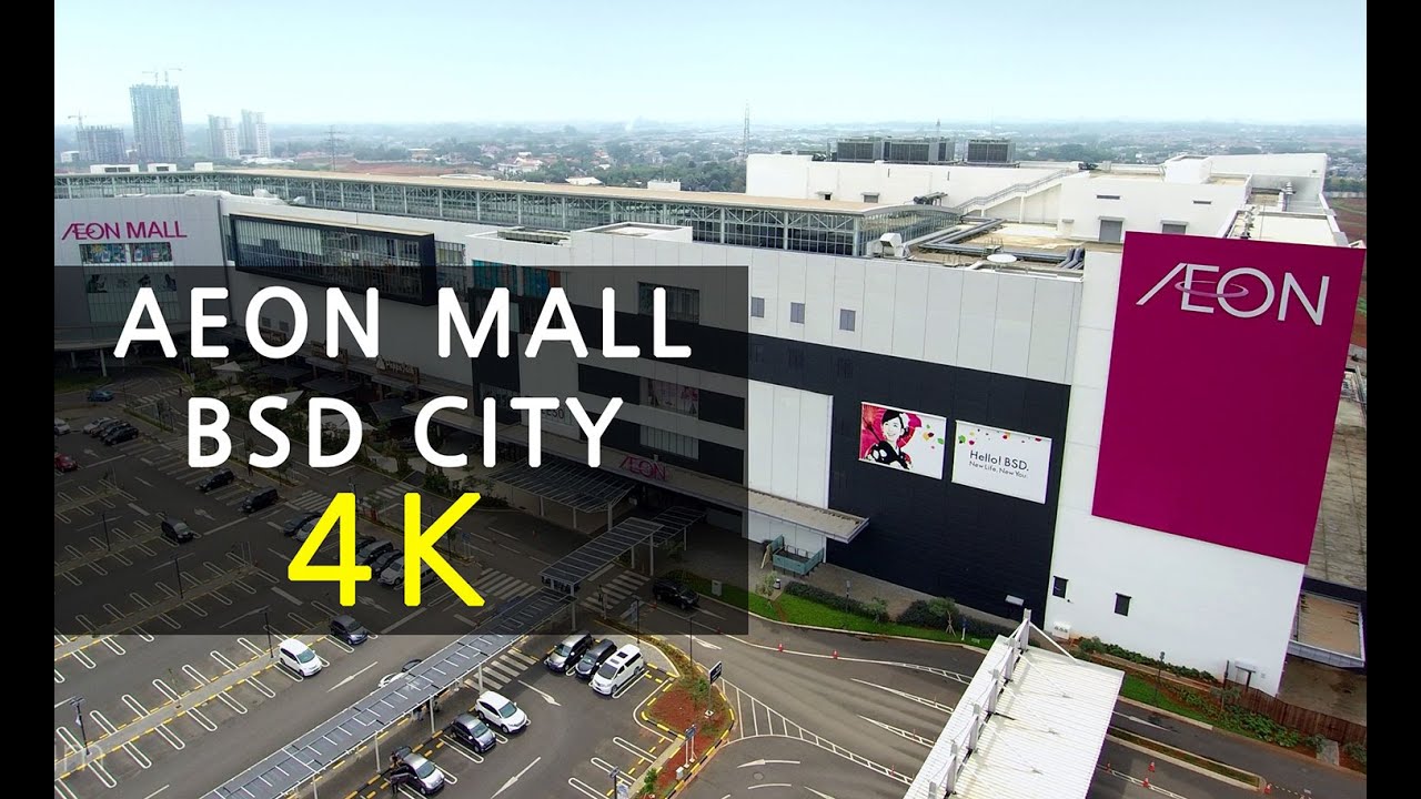 AEON MALL - BSD City in 4K (aerial)