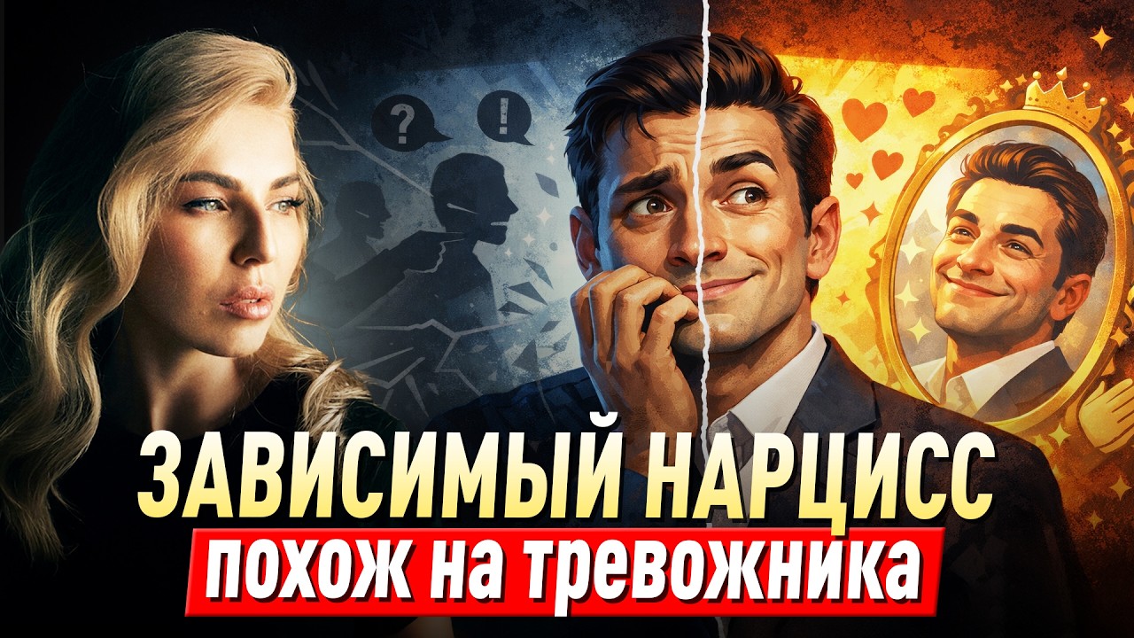 Зависимый нарцисс. Похож на тревожника