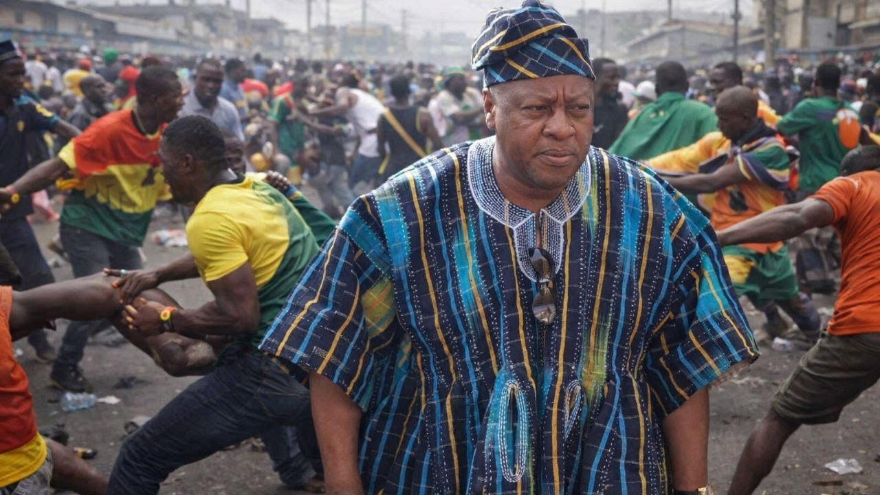Ghanaians FIGHT with Zambians online after they MOCKED Mahama for wearing FUGU in their country
