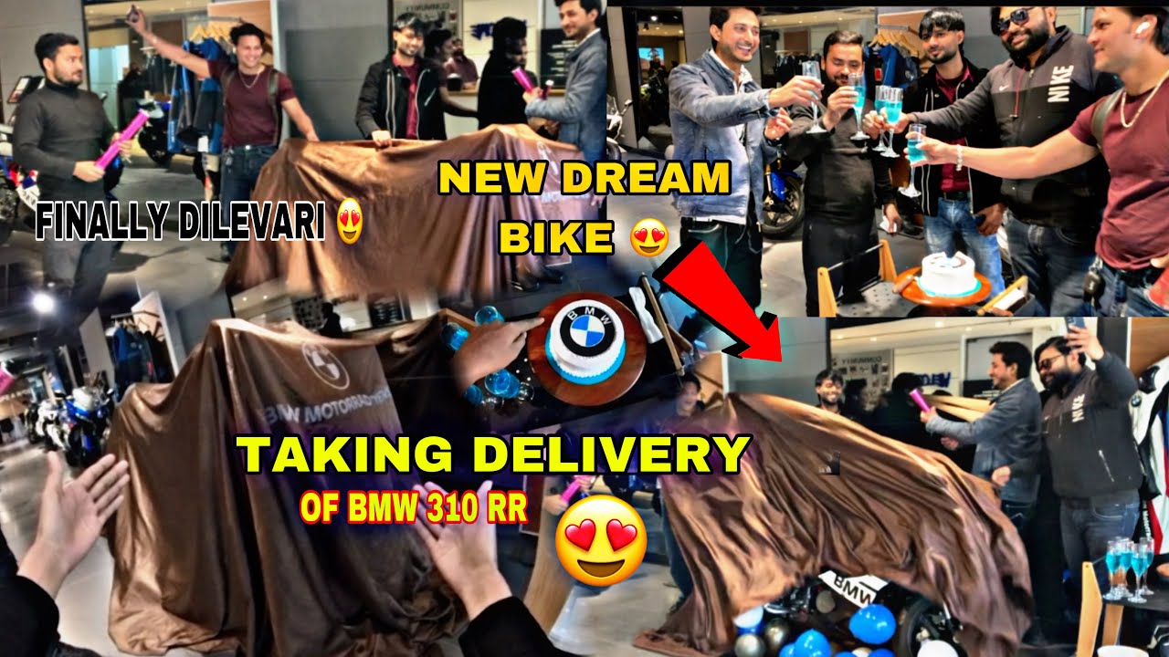 Finally☺️ Taking Delivery of Bmw 310rr 😍❤️​ ( Malik Ridar )
