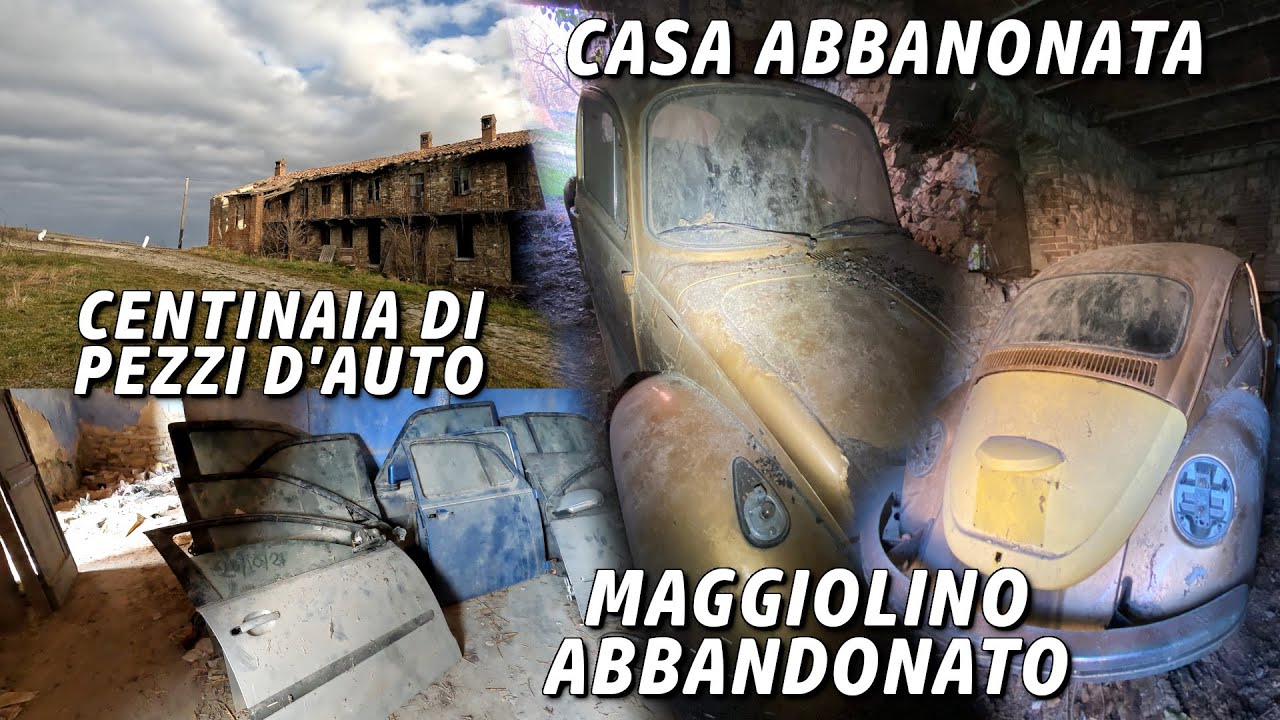 NELLA CASA HANNO LASCIATO UN MAGGIOLINO ABBANDONATO E CENTINAIA DI PEZZI D'AUTO! NON HA SENSO! (4K)