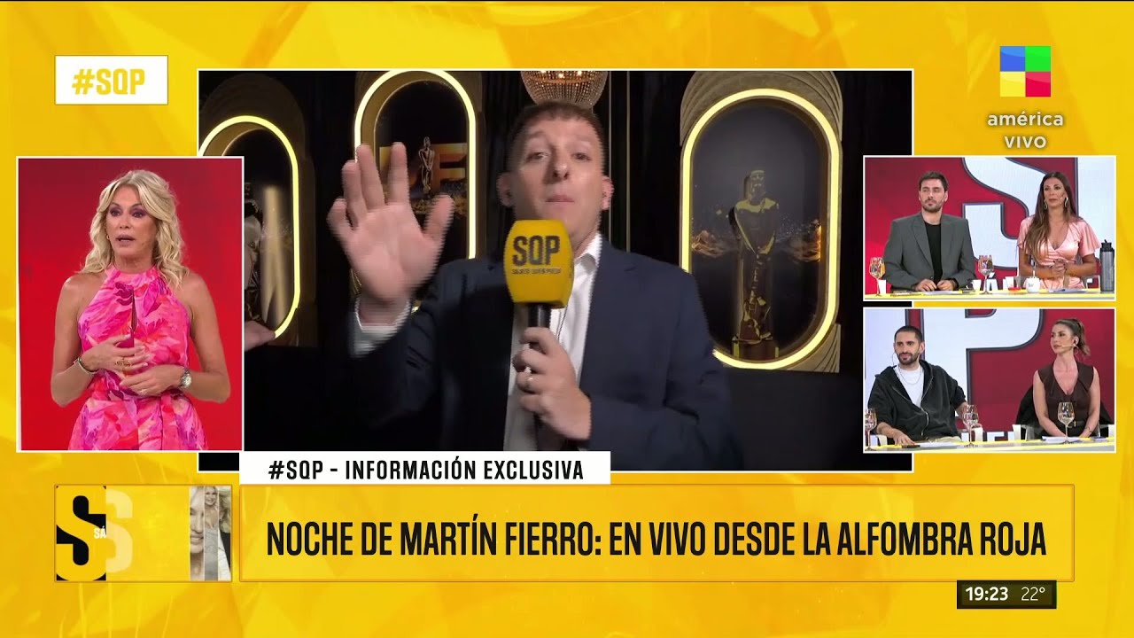 🤩 SQP EN VIVO DESDE LA ALFOMBRA ROJA DE LOS MART&Iacute;N FIERRO