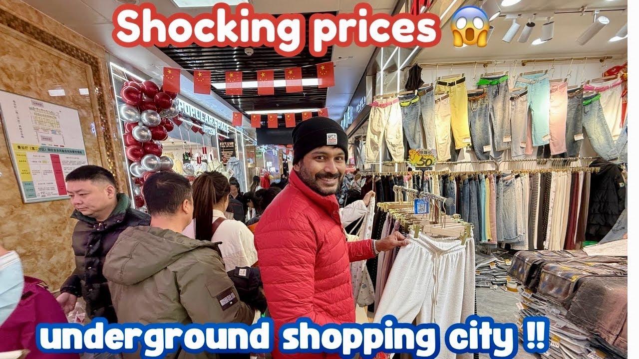 We Discovered An Underground Shopping City In Harbin | China