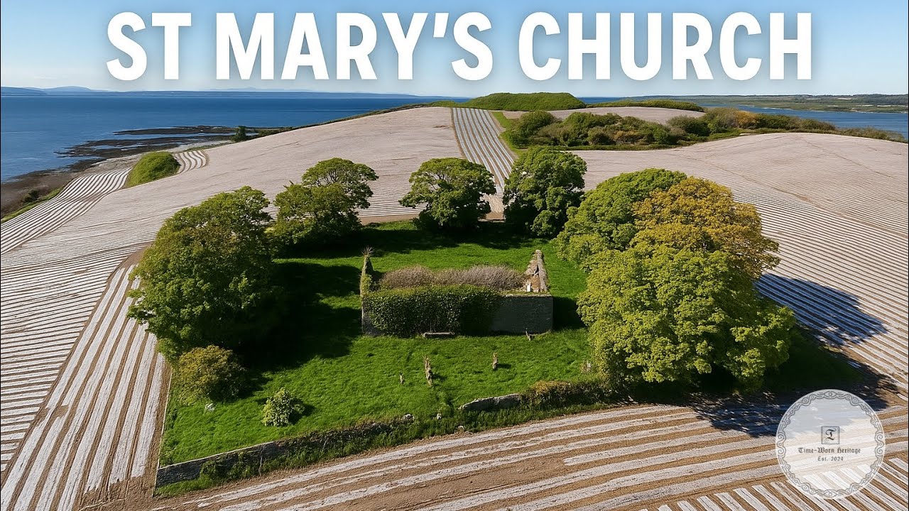 Abandoned Church Ruins in Northern Ireland | St Mary&rsquo;s Ardkeen (Drone Footage in 4K)