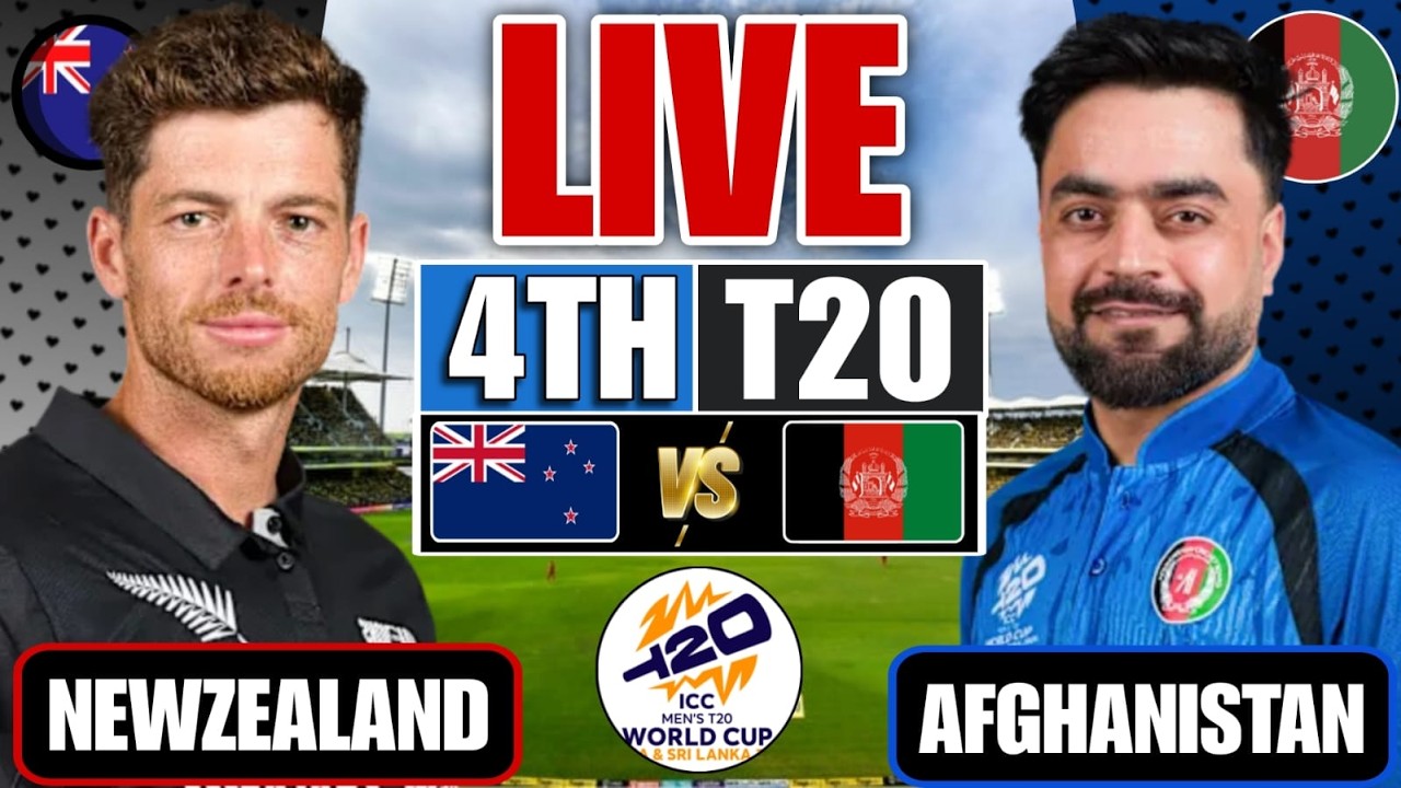 New Zealand vs Afghanistan, 4th Match, Group D, ICC Men's T20 World Cup 2026 - Commentary