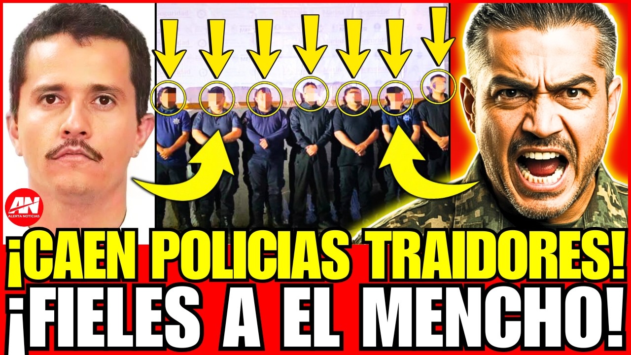 &iexcl;DETENIDOS 11 POLICIAS TRAIDORES QUE TRABAJABAN 
