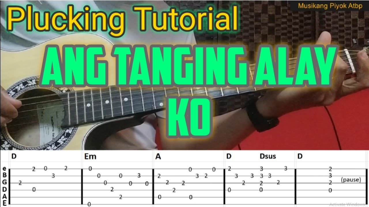 Ang Tanging Alay Ko - [Complete Plucking Tutorial] With Tabs