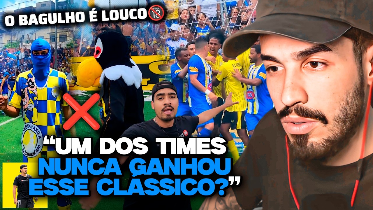 O MAIOR CLASSICO DE MAUA É REALMENTE UMA RIVALIDADE ABSURDA! | REACT KIKO MARCIO FUT
