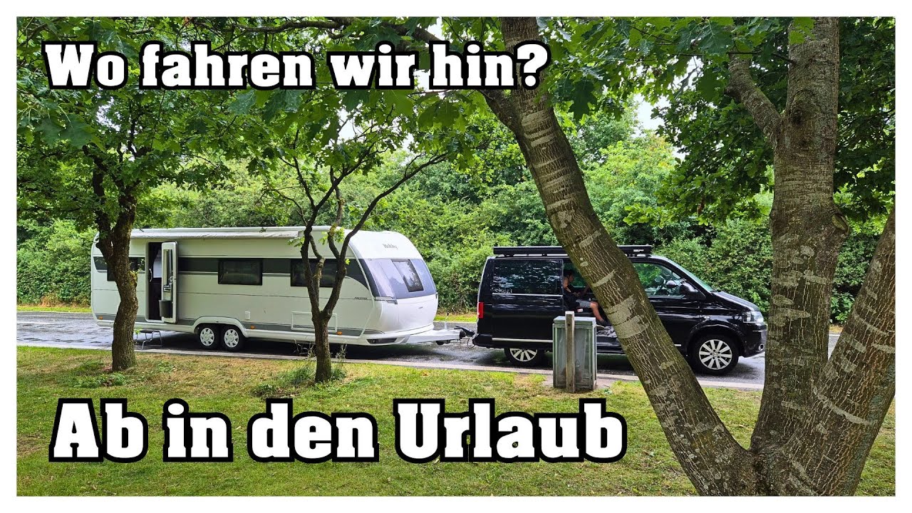 Wohnwagen- Camping | Abfahrt & Ankunft Dänemark | Grenaa