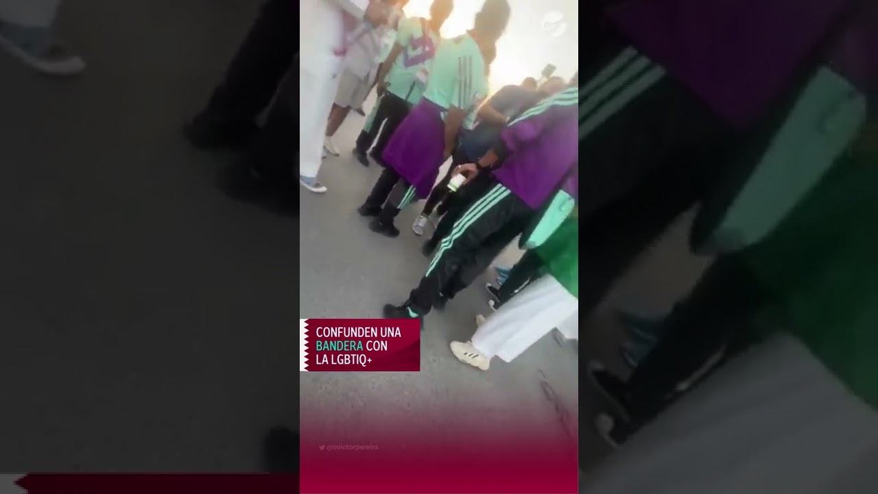 Increparon a dos periodistas brasile&ntilde;os en Qatar al confundir la bandera de Pernambuco con la LGBT