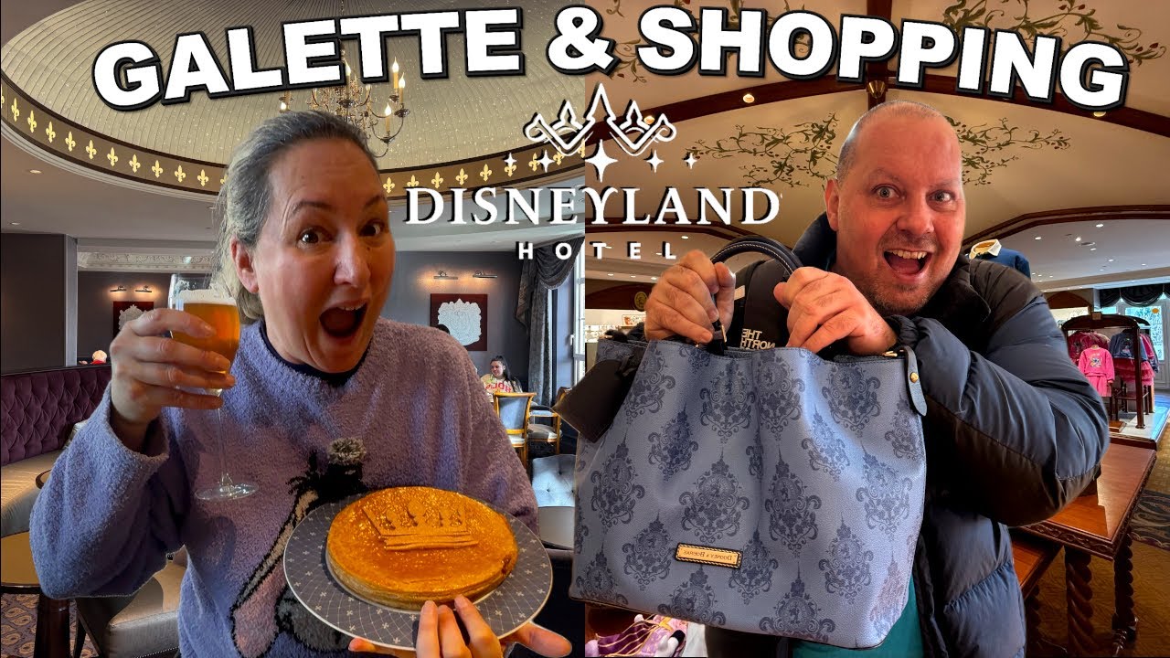 ON TESTE LA GALETTE ET SOLDES AU DISNEYLAND HOTEL A DISNEYLAND PARIS
